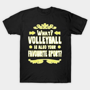 Volleyball beach volleyball double girls T-Shirt